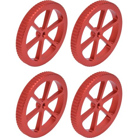 CR10 Aluminium-Nivelliermuttern, 4er-Set mit Federn, Zubehörset für Ender 3 3D-Drucker, Präzisions-Ersatzteile (1/5)