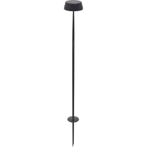 Zafferano SISTER LIGHT Picchetto Wi-fi Lampada da terra smart Nero Perlato ricaricabile e dimmerabile