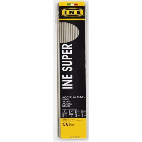 Lot de 20 Electrodes Acier 1.6 x 300mm Baguettes enrobées Soudure toutes positions INE