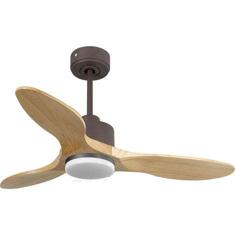 Ouray de Klassfan - Ventilateur de plafond et destratificateur moteur DC basalte pales bois clair 45 à 55 m² OurayDC1P7Sw178 (1/5)