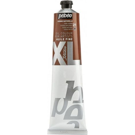 Huile Fine - Pébéo - Studio XL - Sienne Naturelle - 200 ml - Peinture sur toile, carton, bois