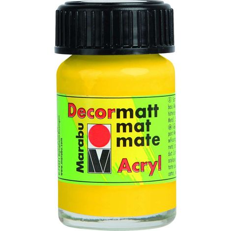 Decormatt Acryl Marabu 15 ml Giallo (1/2)