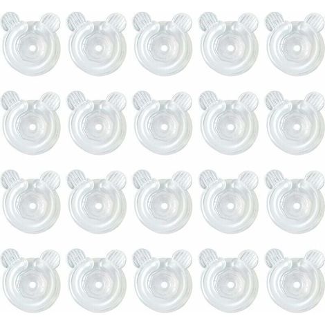 20 X Clips Housse De Couette, Couette Clips Pour Garder La Couette En Place, Housse De Couette Housse De Couette Beignets Attaches De Couette (1/4)