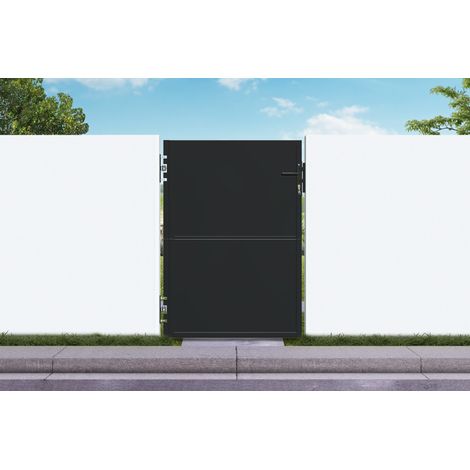 Portillon acier noir mat 1m NALI H.140cm