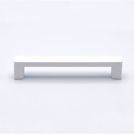 Maniglia lunga laccata bianca 128x14x25mm - 044 Geometric (1/2)