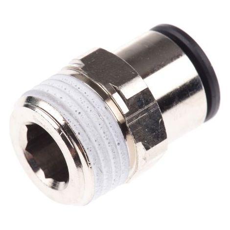 Adaptateur droit fileté Legris LF3000 vers Enfichable, 12 mm R 1/2 Mâle ( Prix pour Paquet de 2 )