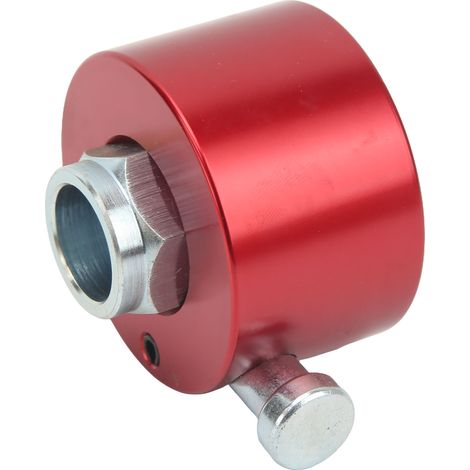 Schnellverschluss-Lenkradnabenkupplung (3/4 Zoll) mit Druckknopf für 3-Loch-Lenkräder, Rot (1/5)