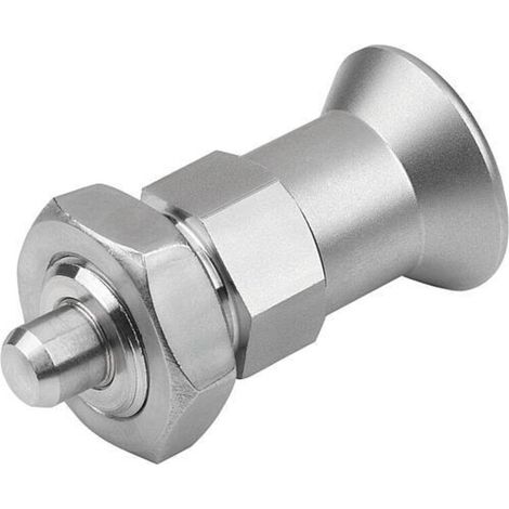 KIPP Arretierbolzen kurze Ausführung GR.9 M6x0,75 D3 Form B Rastnut (1/3)