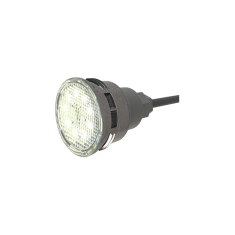 Mini projecteur LED piscine à visser sur le refoulement - (1/4)