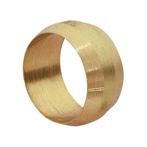 Set di 4 anelli di serraggio biconici in ottone D.12 per tubo rame QUICK PLOMBERIE