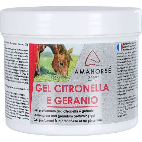 Gel profumato citronella e geraneo allontana gli insetti volanti 500 ml