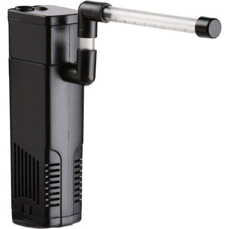 Filtro interno per acquario con pompa da 3W e portata di 350 L/h, ideale per acquari d'acqua dolce fino a 40 L. - AquaForge (1/4)