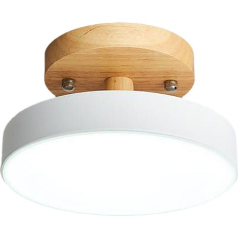 Lámparas de techo, modernas luces para pasillos, creativas luces para vestíbulos, lámparas de madera para balcones, candelabros de cristal para dormitorios y baños. (1/5)