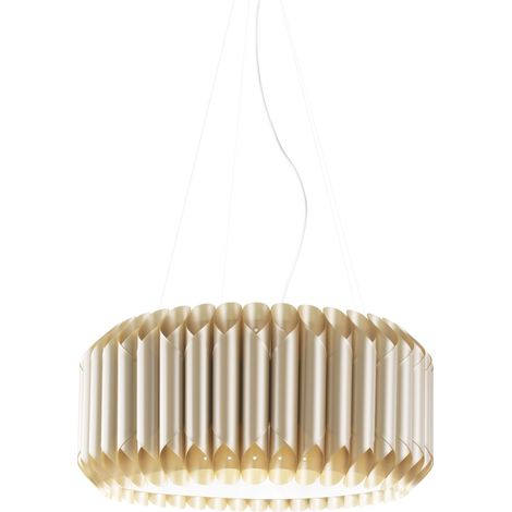 Sospensione 3 Luci New Gold in Metallo Cromato 60 x 31 h (1/2)