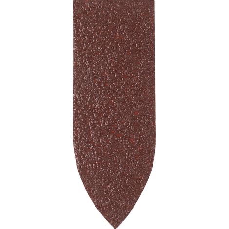 Bosch Accessories  2609256A38 Deltaschleifpapier mit Klett, ungelocht Körnung (num) 80 Eckmaß 32 mm (1/2)
