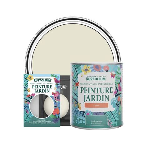 Peinture Jardin, Finition Satinée - Huître (1/3)