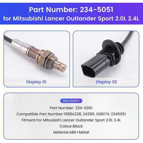 Oxygen sensor 1588A228 234-5051 for Mitsubishi Lancer Outlander Sport (1/5)