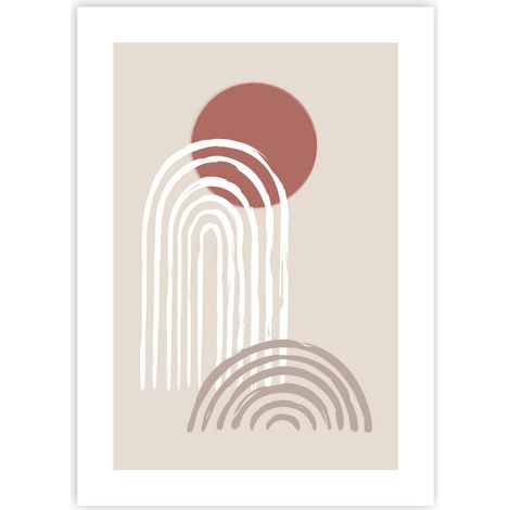 Affiche papier imprimé arche sans cadre (1/4)