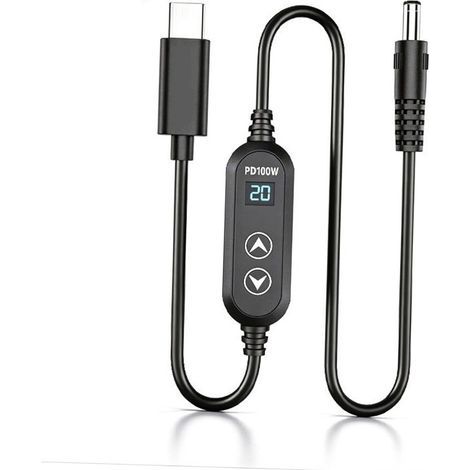 Câble de charge rapide USB C PD100W avec 5 tensions réglables-UN (1/2)