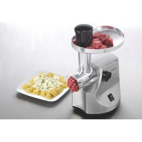 Hachoir a viande - KENWOOD - MG516 - 1600 W - Métal brossé - Accessoires inclus (1/5)