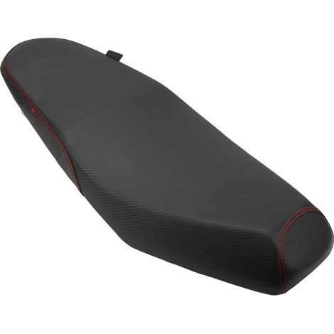 de selle de moto en cuir PU respirant coussin de dossier de (1/5)