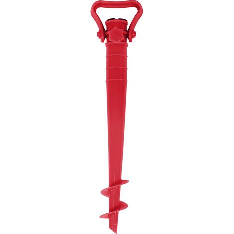 PUNTALE OMBRELLONE PLASTICA ROSSO