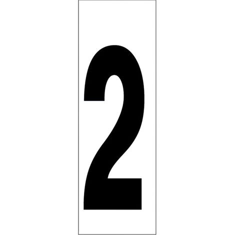 Numero Adhesivo 46x140 mm. Nº 2 (1/3)