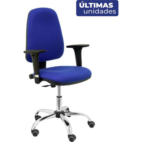 Sedia Socovos bali blu braccioli regolabili cromati (1/2)