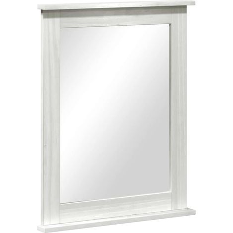 Maison Exclusive - Specchio Rettangolare VIGO Bianco Antico 55,5 x 5 x 70 cm