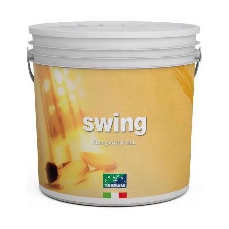 SWING ARGENTO TASSANI PITTURA DECORATIVA FINITURA EFFETTO SABBIATO FINE 1 lt