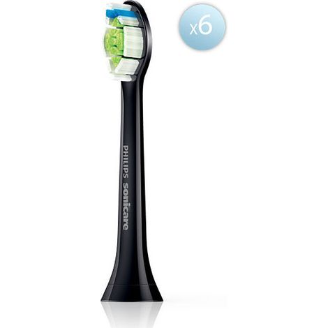 Brossette dentale Philips Sonicare HX6066/88 Optimal White Testine di spazzolino standard - Confezione da 6