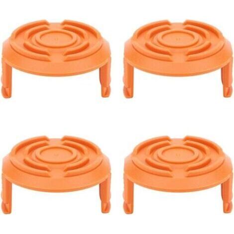 4 Pcs Capuchons de Bobine, Capuchon de Tondeuse à Gazon Bobine de Remplacement Tondeuse à Gazon Capuchon de Bobine Accessoires de Tondeuse à Gazon (1/4)