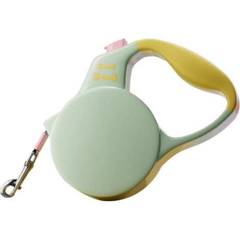 Laisse automatique pour animaux – Convient également à d'autres animaux – Laisse rétractable pour chien d'extérieur (verte/jaune) Accessoires pour animaux Accessoires pour chiens Laisses et cônes (1/5)