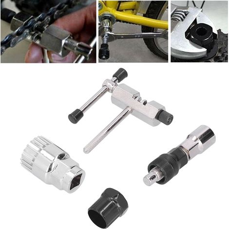 Kit de réparation vélo complet - Extracteur de manivelle, démonte-chaîne et démonte-cartier - En carbone et acier pour VTT et route (1/5)