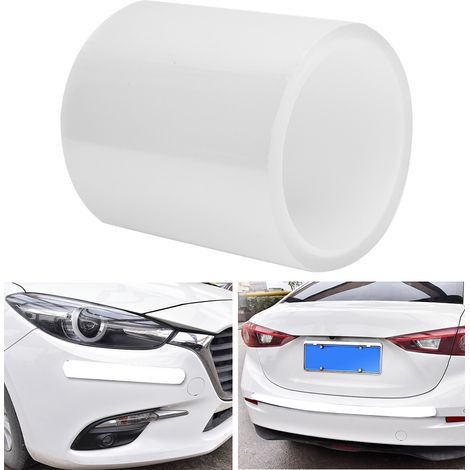 Protection universelle pour bords de portières de voiture, autocollant blanc anti-rayures, accessoire auto (10 cm x 3 mètres) (1/5)