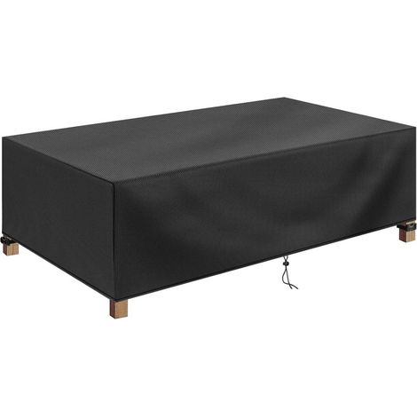 1 Housse de protection, tissu Oxford imperméable, anti-UV, avec cordon de serrage, pour table et chaise de jardin (1/5)