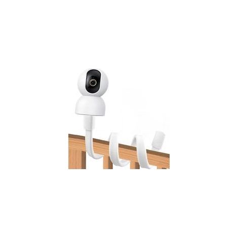 Supporto per baby monitor, supporto flessibile per monitor, supporto universale per videocamera per bambini con connessione a vite da 1/4", staffa di fissaggio sicura senza foratura per videocamera pe (1/5)