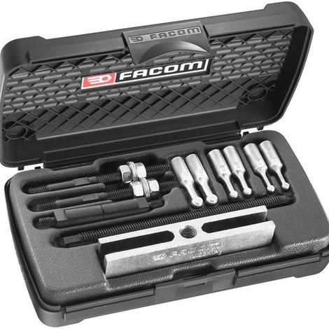 Facom – Extracteur de moyeux de roue hydraulique 7 pièces – Pour démontage rapide et efficace – Compatible avec véhicules légers et lourds