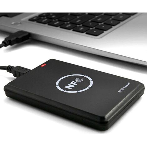 Lecteur Enregistreur RFID NFC avec Carte 5XUID et Duplicateur Porte-Clés pour Copie Badge Clé IC