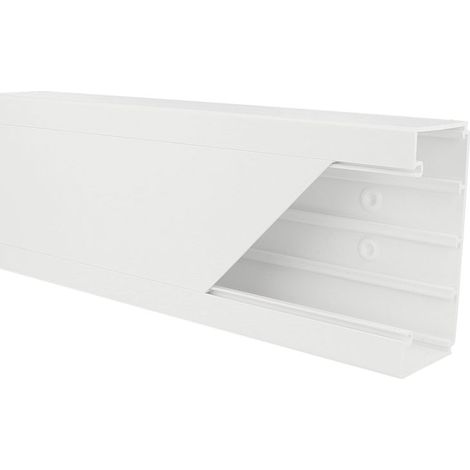 Goulotte appareillable PVC 110 x 50 mm – Auto-extinguible – Indice de protection IP40 – Température d'utilisation -5 à +60°C – Efapel (1/2)