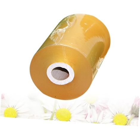 Ruban de Greffage pour Arbres Fruitiers PE Auto-adhésif Jaune Film Pe Extensible, Laisse Passer la Lumière, pour Bourgeonnage et Greffage sur Jeunes Plants (1/5)