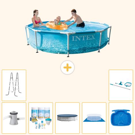 Intex Piscine Tubulaire Ronde - 305x76 cm - 8-pièces  S20375 (1/5)