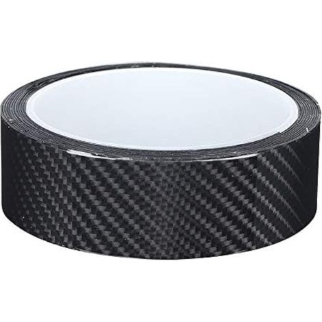 Bandes de fibre de carbone Anti-rayures Film protecteur en fibre de carbone Fibre de carbone sèche Bande d'enveloppe de vinyle Autocollant de garde de bord de porte de voiture(3CM3M) (1/5)
