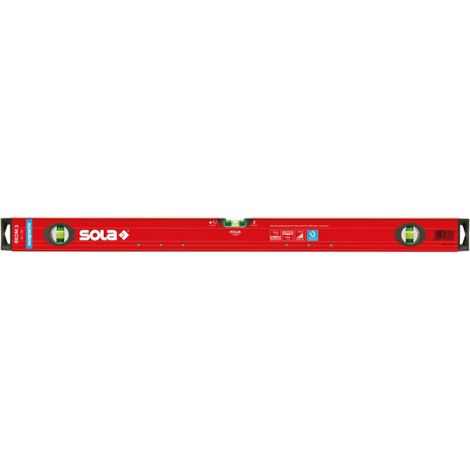 Nivel de burbuja magnético LM Big REDM 3 80cm empolvado Sola