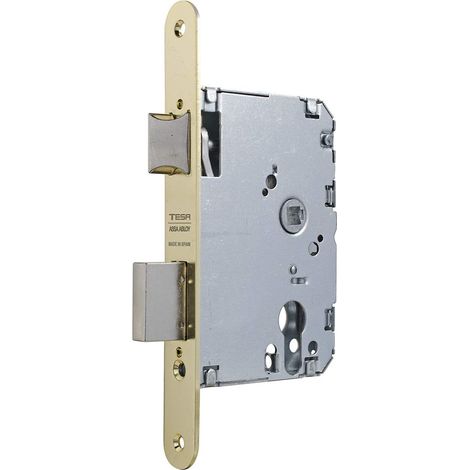 Tesa Assa Abloy 1 2010 50 HL Red.1/2 S/Lampadina, Ferro nichelato, Entrada 50 mm