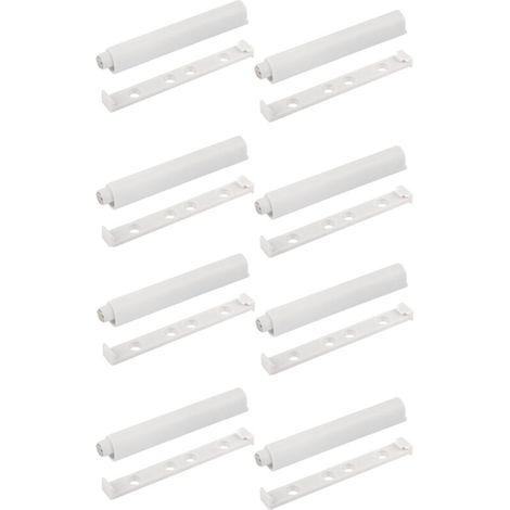 [NON UTILIZZATO] chiusure magnetiche a pressione per ante, meccanismo magnetico per armadi, apertura e chiusura a pressione senza maniglia per armadi e cassetti, colore bianco