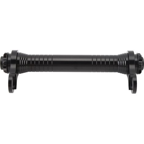 Barre d'extension pliable pour vélo, en alliage d'aluminium, robuste, supportant une charge importante, réglable et portable, noire. (1/5)
