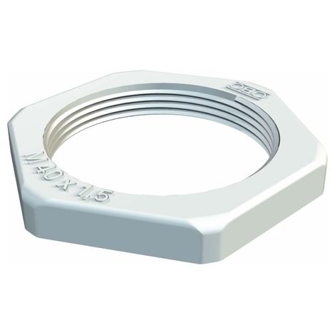 OBO Bettermann Contratuerca M40 poliamida gris claro RAL 7035, 2048957