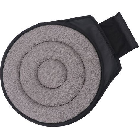 Coussin de voiture rotatif à 360° - Tapis de voiture portable et antidérapant - Gris (1/5)