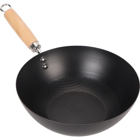 Gusseiserne Bratpfanne, gleichmäßige Hitzeverteilung, glatte Oberfläche, praktischer Griff, für den täglichen Gebrauch zu Hause, 24 cm (1/5)